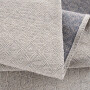 Baumwollteppich 2601 Grau Läufer 75x240 cm