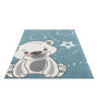 Kinderteppich Teddy Anime 9386 Blau 80x150 cm