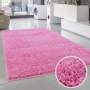 Shaggy-Teppich Einfarbig Pink