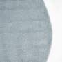 Hochflor-Teppich Softshine Blau 120 cm Rund