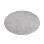 Hochflor-Teppich Softshine Grau 160 cm Rund