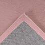 Hochflorteppich Topia Uni Puder-Pink 80x150 cm