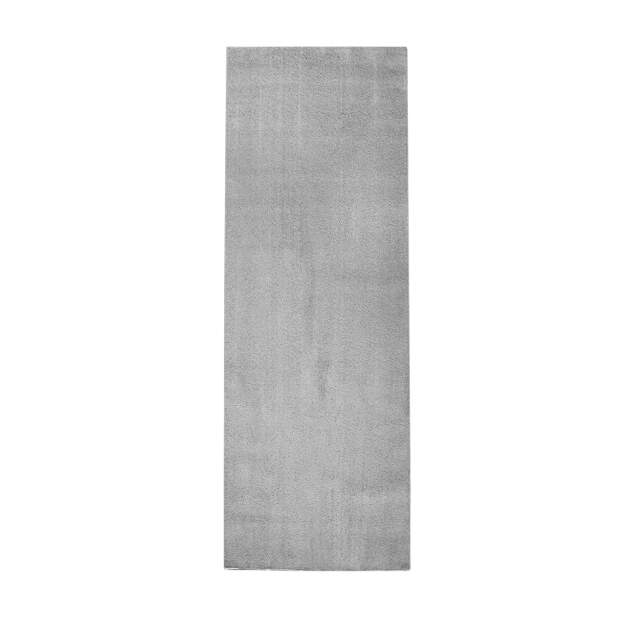 Hochflor-Läufer Softshine Grau 80x600 cm