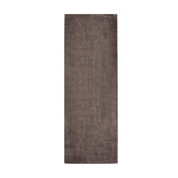 Hochflor-Teppich Softshine Taupe 80x300 cm