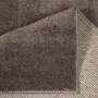 Hochflor-Teppich Softshine Taupe 80x300 cm