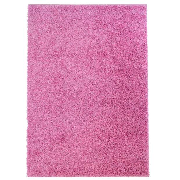Shaggy Teppich Uni 500 Pink 80x300 cm